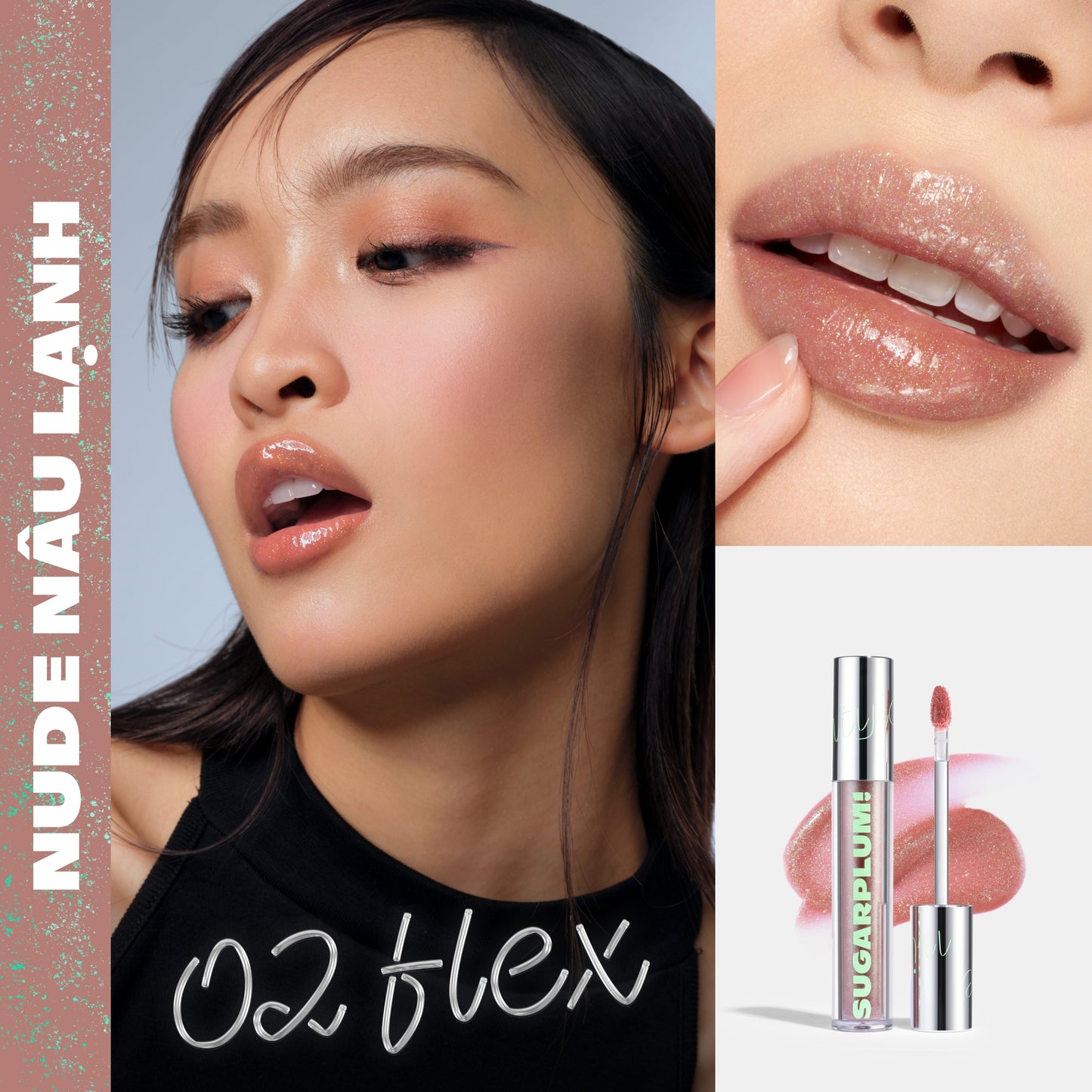 SET MISTYNOW BLURRING TINT + MINTYICE SPARKLING GLOSS