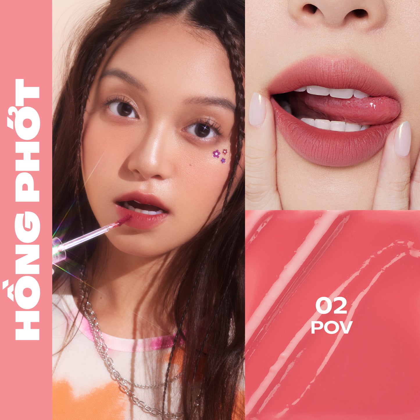SET MISTYNOW BLURRING TINT + MINTYICE SPARKLING GLOSS