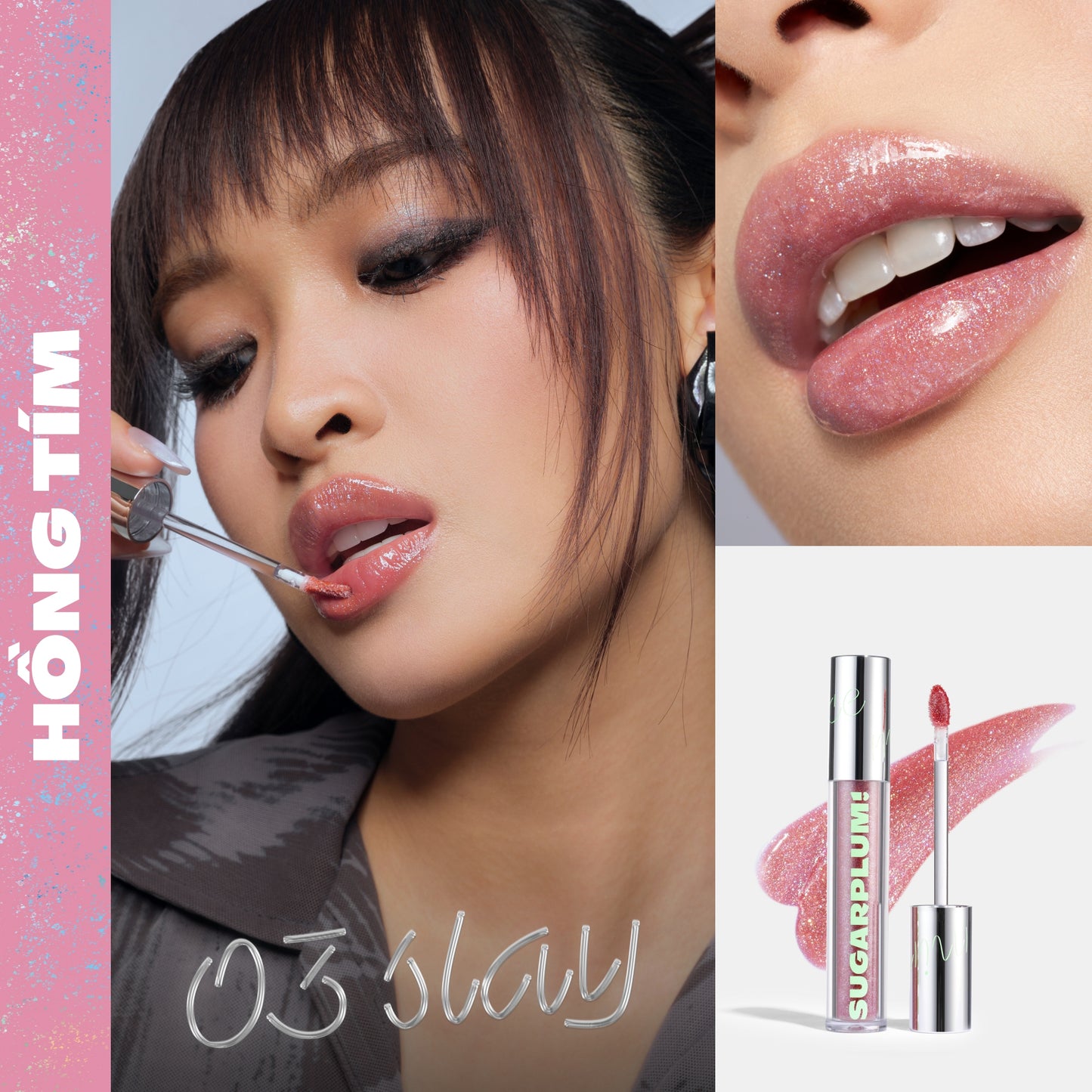 SET MISTYNOW BLURRING TINT + MINTYICE SPARKLING GLOSS