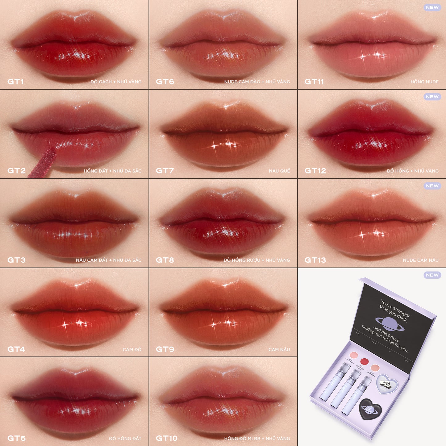 SET LOLLI GLOW TINT + UNCOVERED LIP MOUSSE CHAPTER 01