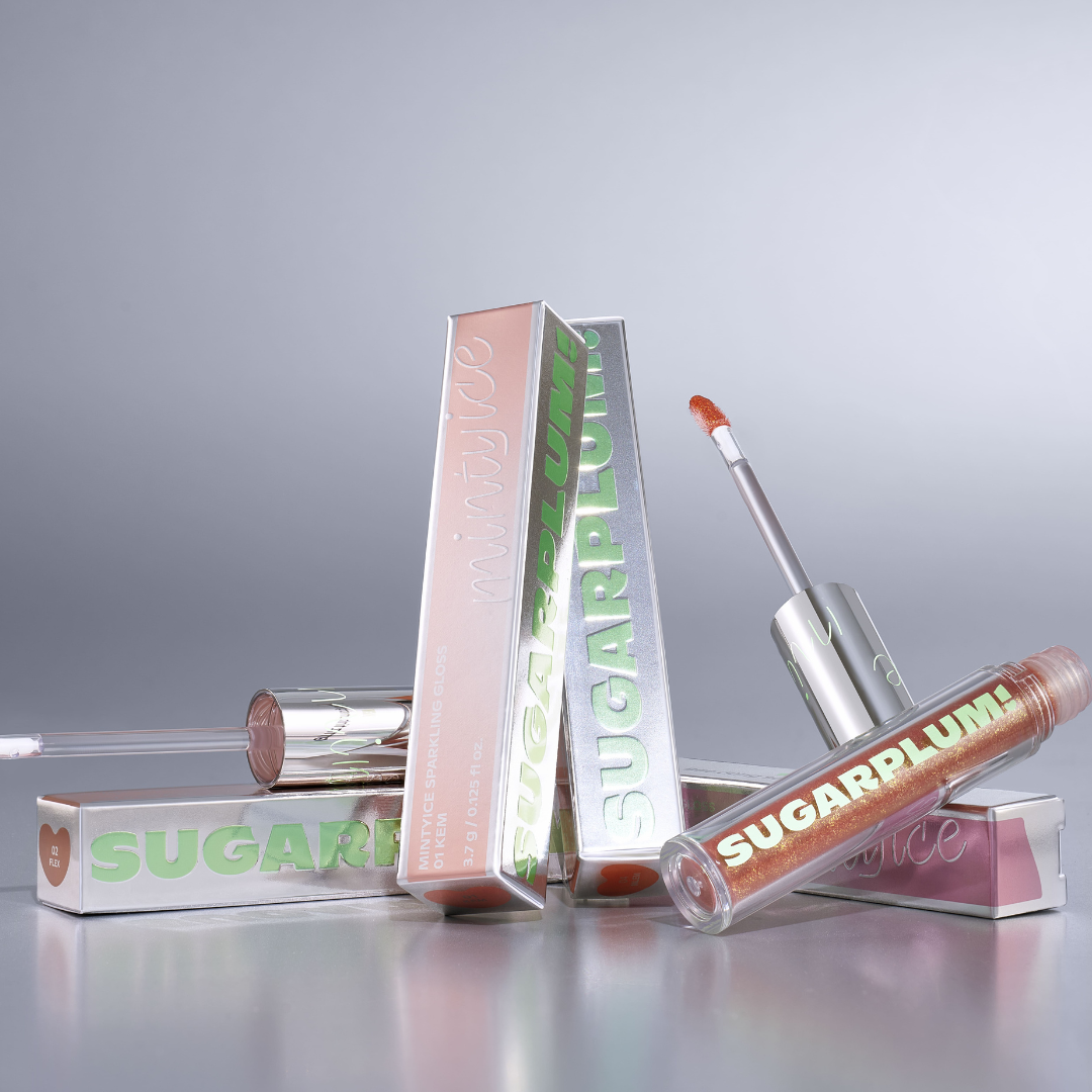 SET 2 MINTYICE SPARKLING GLOSS