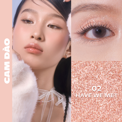 SET MISTYNOW BLURRING TINT + PIXIE BAE GLITTER EYESHADOW