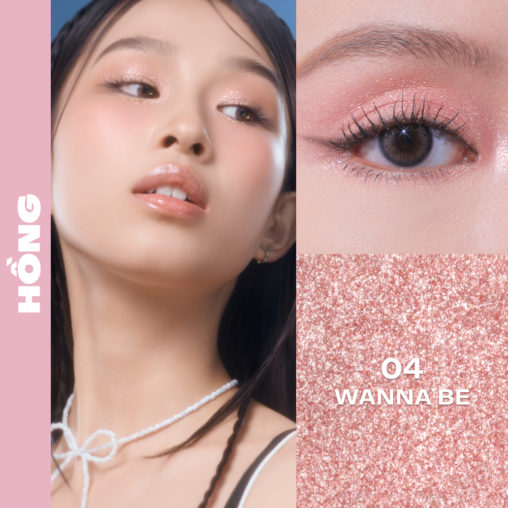 SET MISTYNOW BLURRING TINT + PIXIE BAE GLITTER EYESHADOW