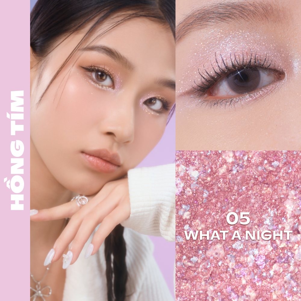 SET MISTYNOW BLURRING TINT + PIXIE BAE GLITTER EYESHADOW